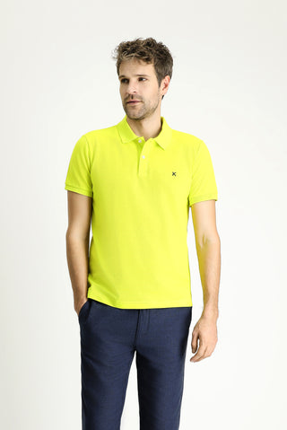  Lime Slim Fit Dar Kesim Nak??l? Pamuk Polo Yaka Ti?ört-Ki??l?