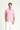  Orta Pembe Slim Fit Dar Kesim Nakışlı Pamuk Polo Yaka Tişört