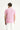  Orta Pembe Slim Fit Dar Kesim Nakışlı Pamuk Polo Yaka Tişört
