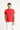  Nar Çiçeği Slim Fit Dar Kesim Nakışlı Pamuk Polo Yaka Tişört
