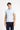  Açık Mavi Polo Yaka Slim Fit Dar Kesim Desenli Pamuklu Tişört