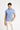 Mavi Polo Yaka Slim Fit Dar Kesim Desenli Pamuklu Tişört