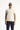 Orta Bej Polo Yaka Slim Fit Dar Kesim Keten Karışımlı Tişört