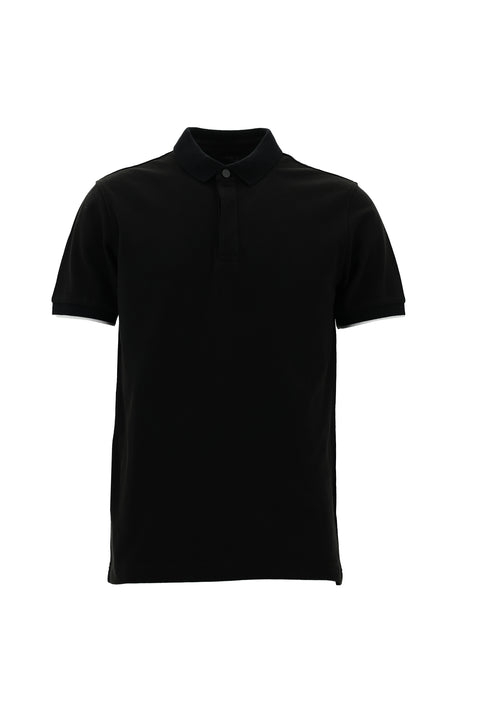 Siyah Polo Yaka Slim Fit Tişört