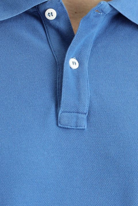 İndigo Slim Fit Dar Kesim Nakışlı Pamuk Polo Yaka Tişört