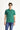 Koyu Yeşil Slim Fit Dar Kesim Nakışlı Pamuk Polo Yaka Tişört