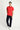 Nar Çiçeği Slim Fit Dar Kesim Desenli Nakışlı Pamuk Polo Yaka Tişört