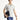 Orta Gri Melanj Polo Yaka Slim Fit Dar Kesim Desenli Pamuklu Tişört
