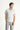 Açık Gri Polo Yaka Slim Fit Dar Kesim Pamuklu Tişört