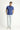 İndigo Polo Yaka Slim Fit Dar Kesim Pamuklu Tişört