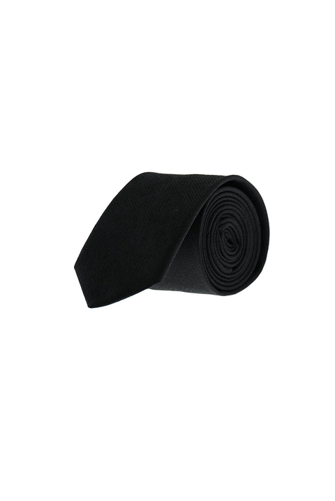Black Patterned Tie