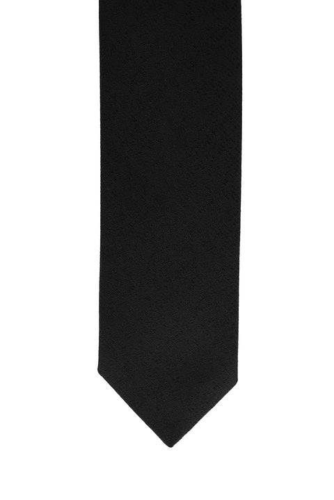 Black Patterned Tie