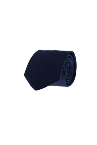  Koyu Lacivert Mikro Desenli Kravat