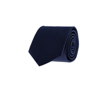 Koyu Lacivert Mikro Desenli Kravat