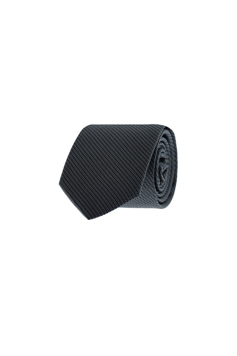 Dark Anthracite Patterned Tie
