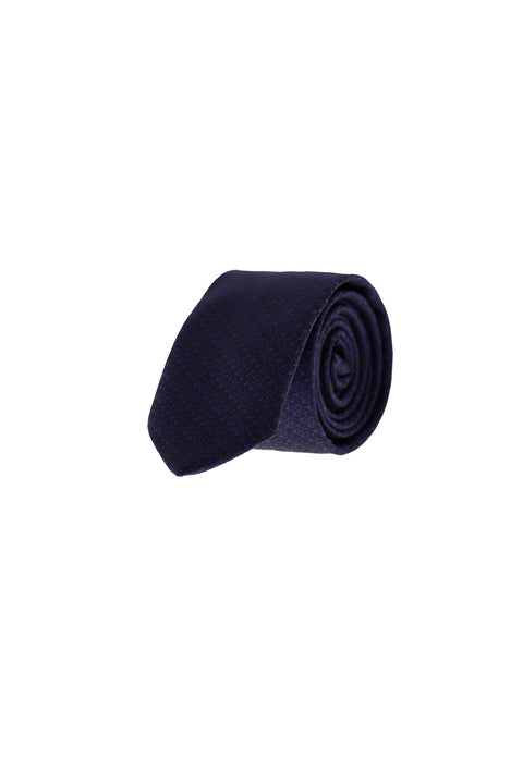 Dark Purple Patterned Tie