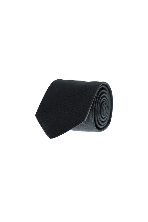 Siyah Mikro Desenli Kravat