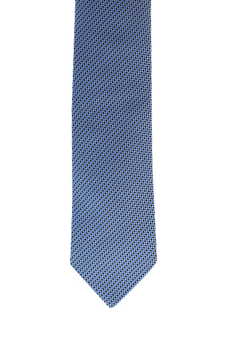 Mavi Desenli Kravat