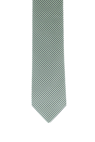  Koyu Yeşil Mikro Desenli Kravat