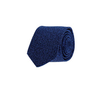 Koyu Lacivert Desenli Kravat