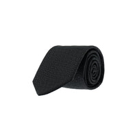 Black Patterned Tie