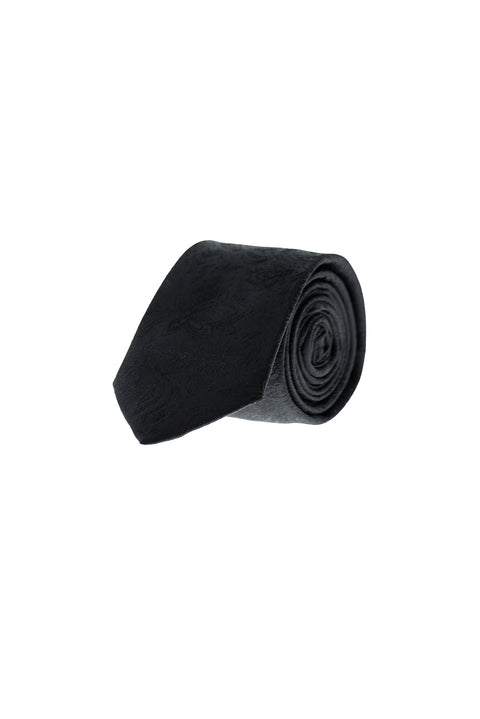 Black Paisley Tie