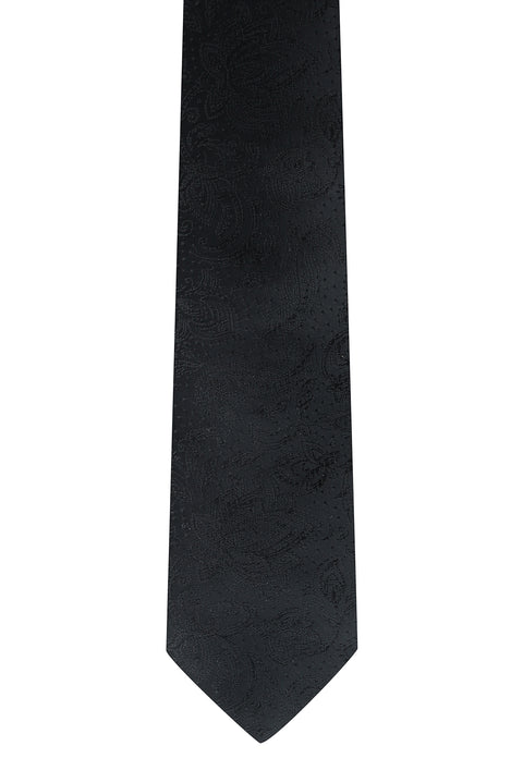 Black Paisley Tie