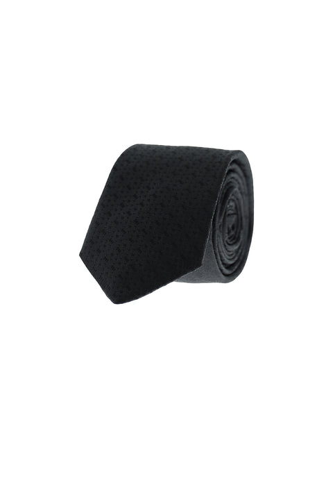 Black Polka Dot Tie