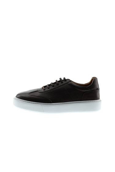 Orta Kahve Sneaker Deri Ayakkabı