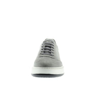 Medium Grey Leather Sneaker Shoes