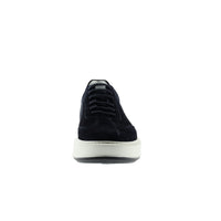 Medium Navy Leather Sneaker Shoes