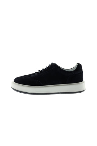  Orta Lacivert Sneaker Deri Ayakkab?-Ki??l?