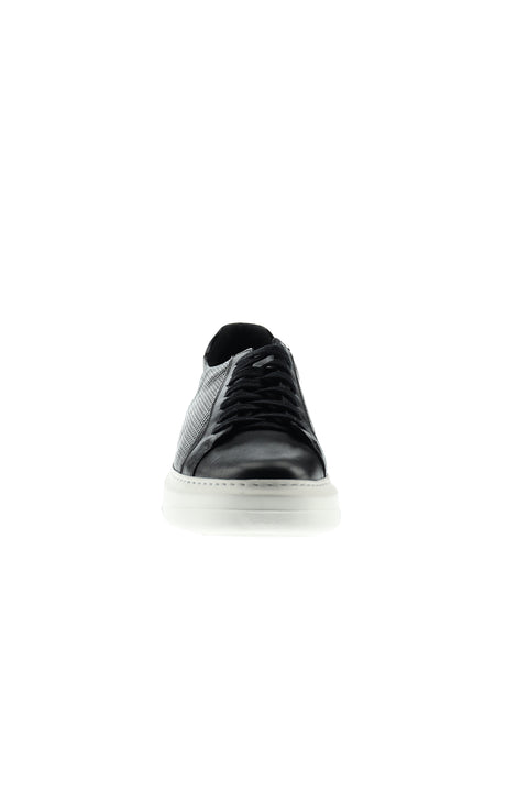 Siyah Sneaker Deri Ayakkabı