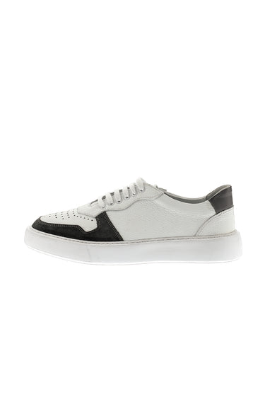 Beyaz Sneaker Deri Ayakkabı