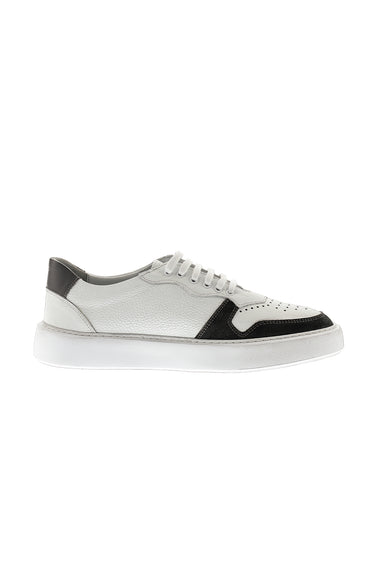 Beyaz Sneaker Deri Ayakkabı
