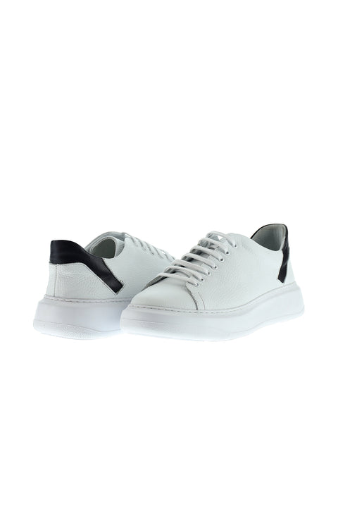 White Leather Sneaker Shoes