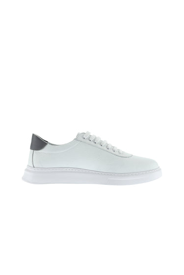Beyaz Sneaker Deri Ayakkabı