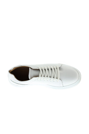 Beyaz Sneaker Deri Ayakkabı