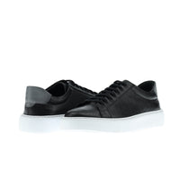 Siyah Sneaker Deri Ayakkabı