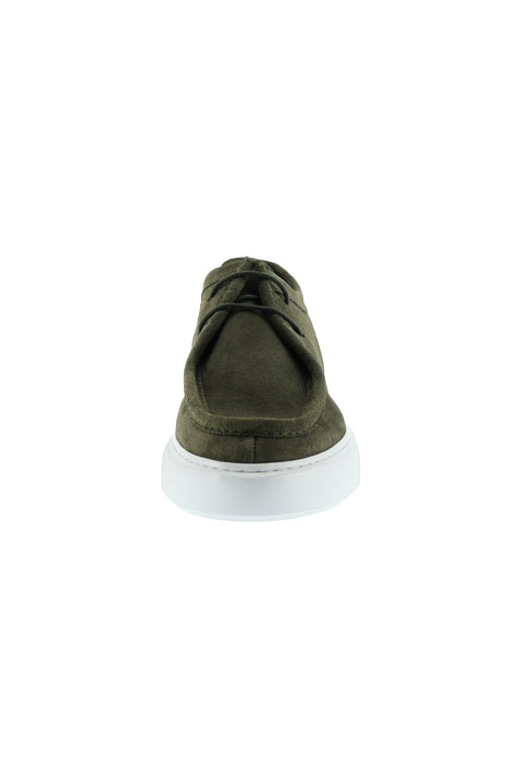 Sage Green Sneaker Nubuck Leather Shoe