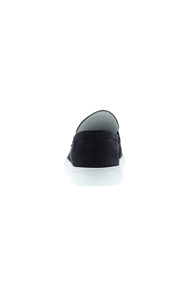Orta Lacivert Casual Loafer Nubuk Deri Ayakkabı