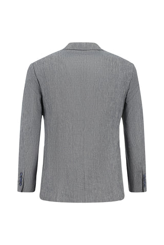  Orta Lacivert Super Slim Fit Ekstra Dar Kesim Keten Karışımlı Beli Lastikli İpli Takım Elbise