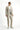  Açık Bej Super Slim Fit Ekstra Dar Kesim Keten Karışımlı Beli Lastikli İpli Takım Elbise