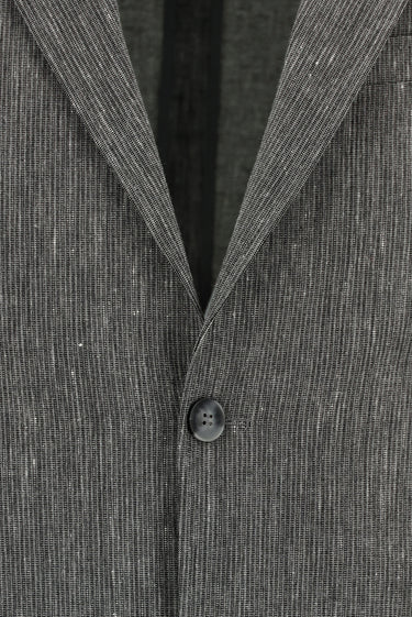 Koyu Antrasit Slim Fit Dar Kesim Keten Karışımlı Beli Lastikli İpli Takım Elbise