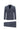 Açık Lacivert Slim Fit Dar Kesim Keten Karışımlı Kruvaze Takım Elbise
