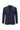 Koyu Lacivert Slim Fit Dar Kesim Keten Karışımlı Kruvaze Takım Elbise