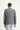 Orta Gri Super Slim Fit Ekstra Dar Kesim Desenli Kruvaze Ceket