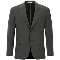 Açık Antrasit 7 Drop Slim Fit Dar Kesim Desenli Klasik Ceket
