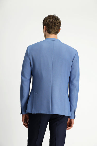 Mavi Regular Fit Likralı Desenli Spor Ceket