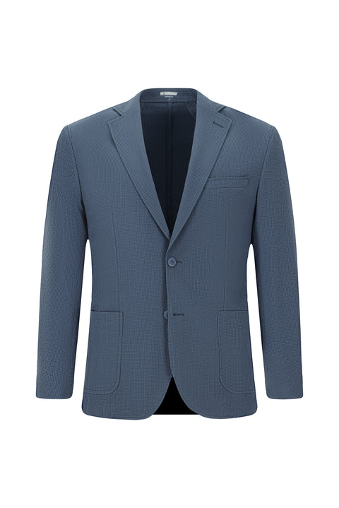 İndigo Techno-Line 4 Drop Relaxed Fit Rahat Kesim Desenli Gofre Spor Ceket